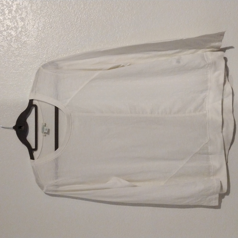NWOT Sundance Large cream/white top